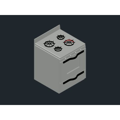 Cocina modelo 3d