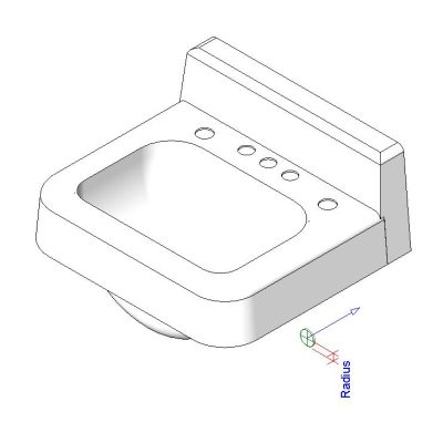 Lavabo Hudson 2861 Kholer 3D