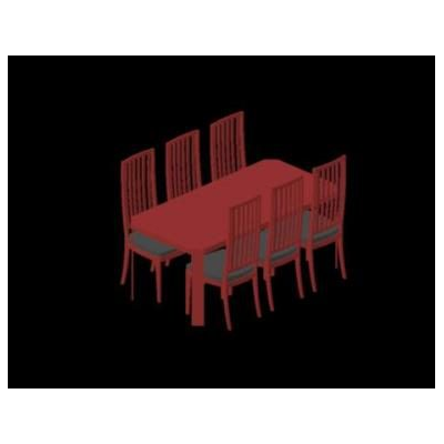Elegant Wooden Dining Set