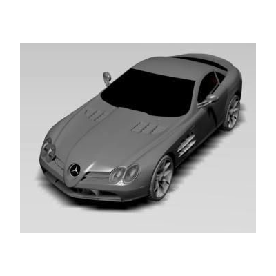 mercedes slr 3d