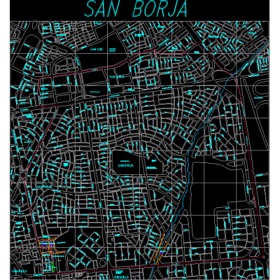 Plano de san borja
