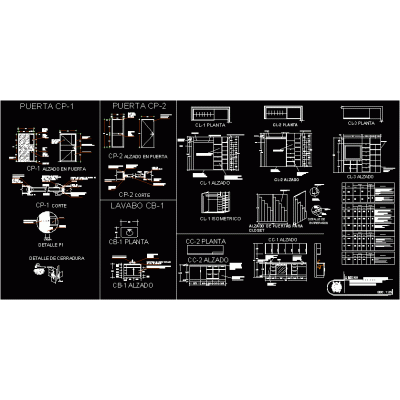 Puertas de madera;closets