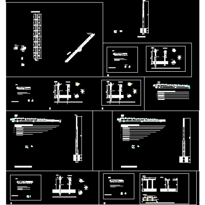 Substation structures - electrical station