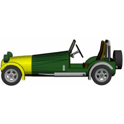 3d car