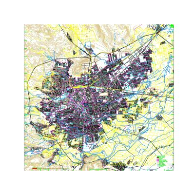 Mapa Topografico de Durango