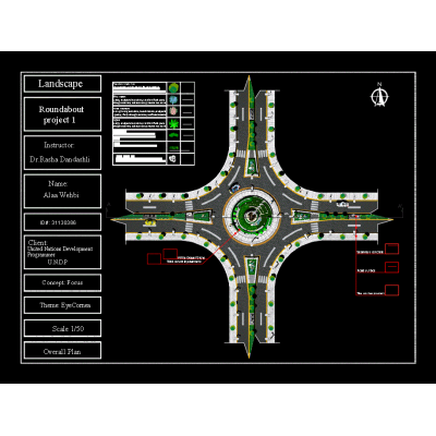 Diseño de rotonda