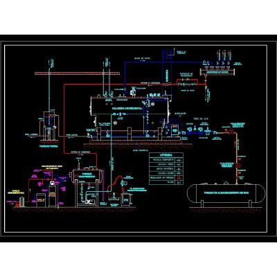 Esquema de instalacion de caldera 100 bhp