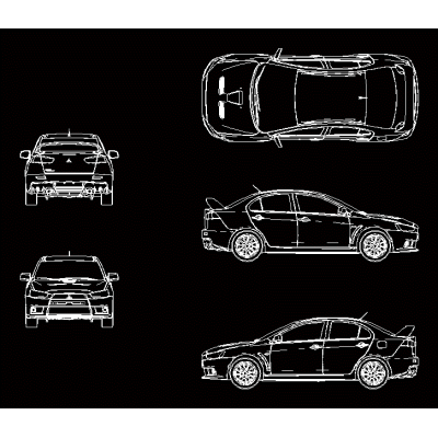 Veicolo - lancer evo x 2014