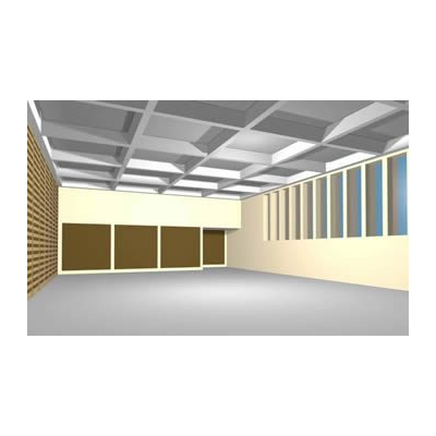 Salon de usos multiples 3d max