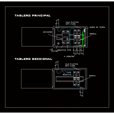 Main board - sectional
