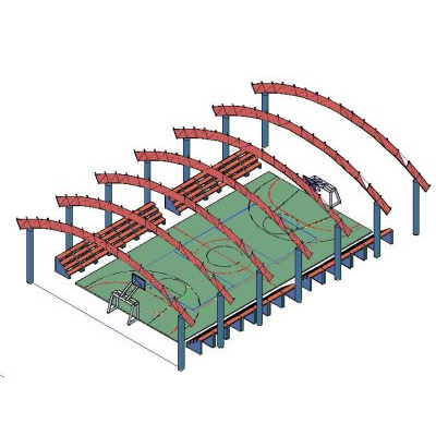 Polideportivo 3d