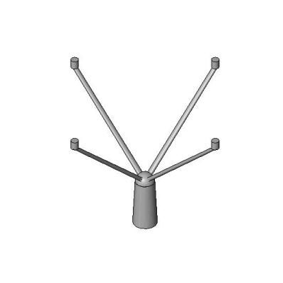 Columna de 4 puntos parametrica