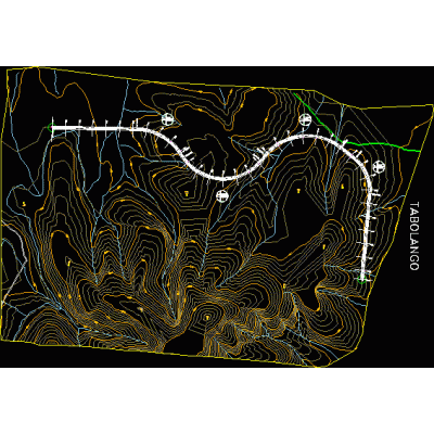 Proyecto de topografia de un camnio
