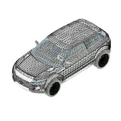Camioneta ranger rover evoque