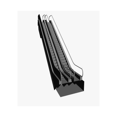 Escalera mecanica 3d max