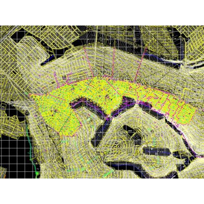 drainage network; example of the city of goias