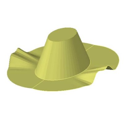 Sombrero en 3d