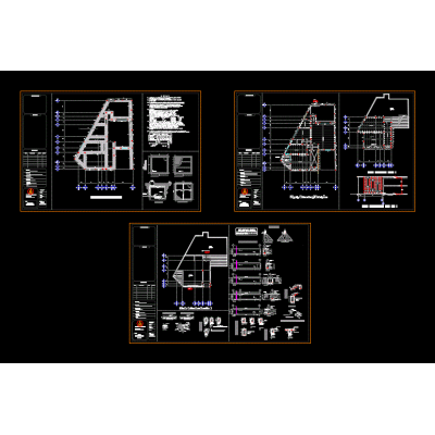 Plano estructural casa habitacion
