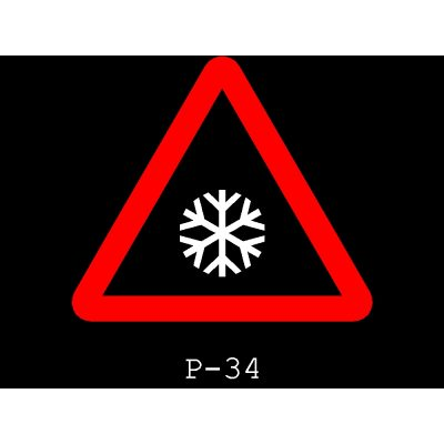 Senal de Nieve y Hielo