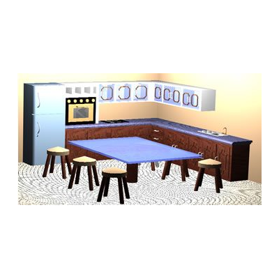 Cocina Americana en Esquina