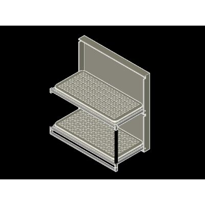 Cama plegable en 3d.