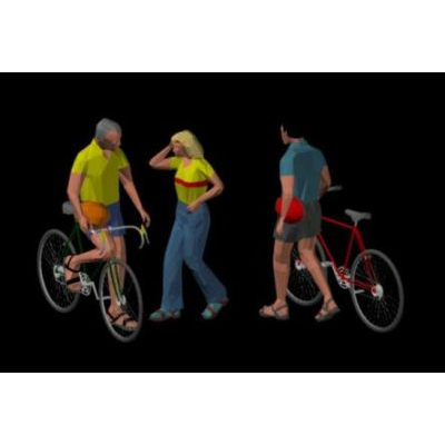 Personas en bicicleta