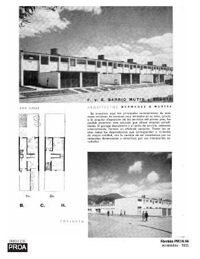 Rivista Proa 94 - promozione dell'edilizia economica - novembre 1955