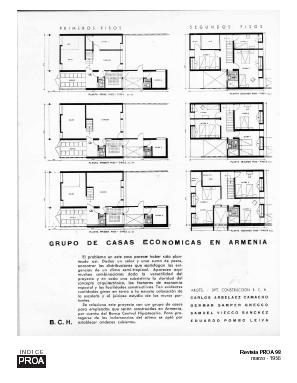 Revista Proa 98 - Grupo de Habitação Econômica na Armênia - março de 1956