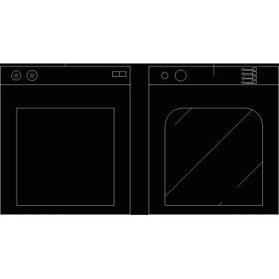 washer and dryer
