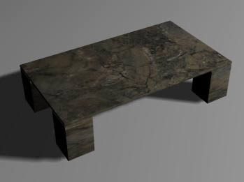 table en marbre 3d