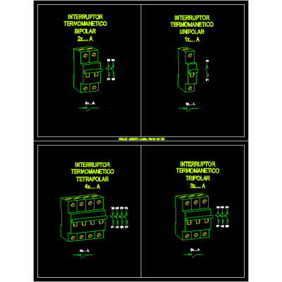 Interruptores termomagneticos 2d