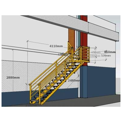 Escalera de servicio