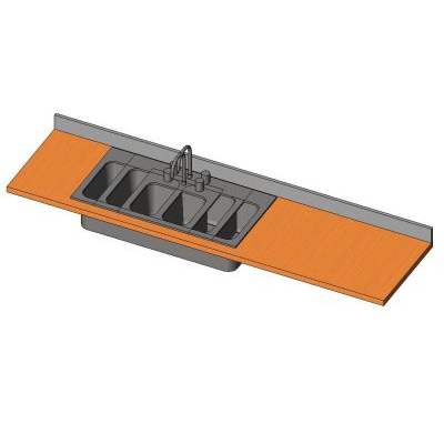 Fregadero Modular con Mesada