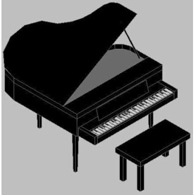 Piano en 3d