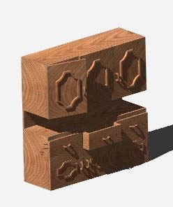 3D-Küchenschrank