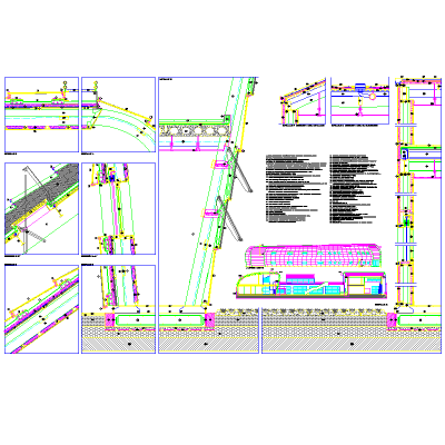 Seccion constructiva centro inmigrantes