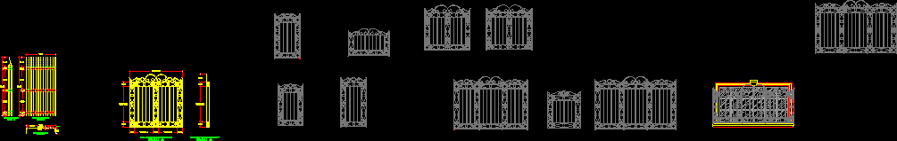 Detalle de balcones coloniales