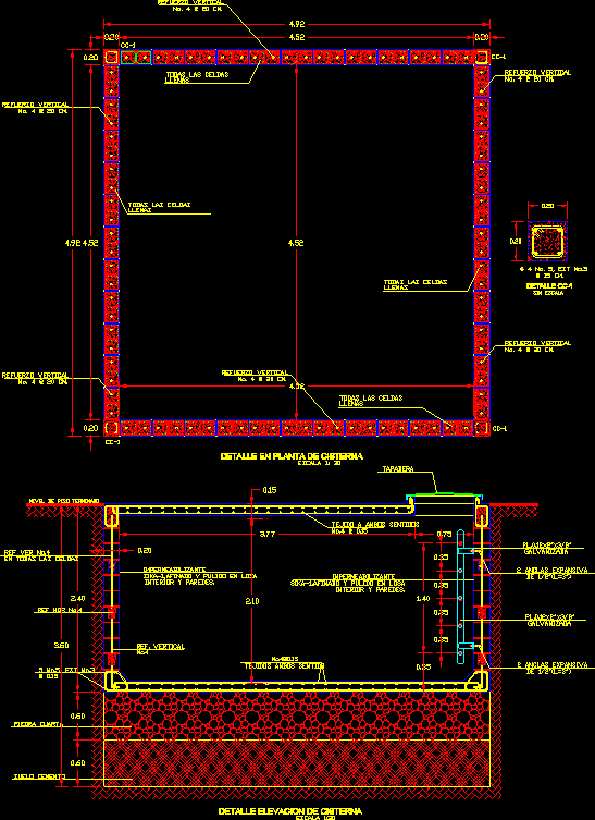 cistern detail