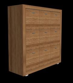 Archivo para carpetas colgantes de madera 3d