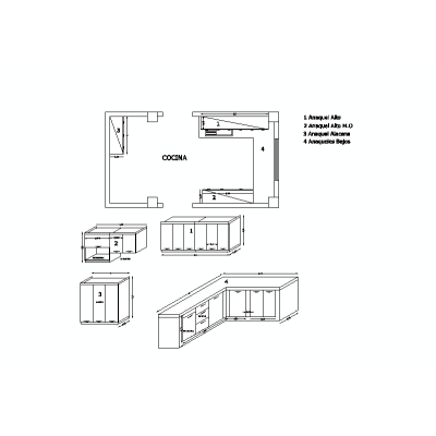 Anaqueles cocina 2d