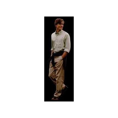 Uomo casual che cammina