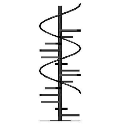 Escalera elicoidal 3d