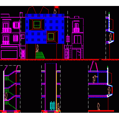 Seccion constructiva sistema de habitar i