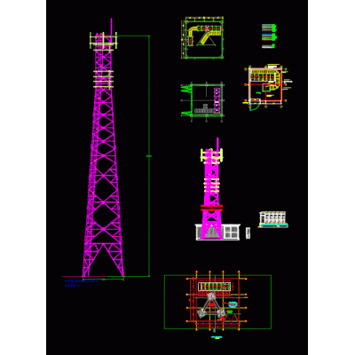 Torre telecomunicaciones auto soportada