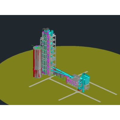 Cement plant 3d - planta de cemento 3d