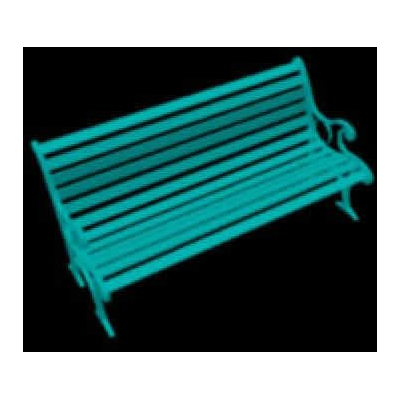 Banca de parque 3d
