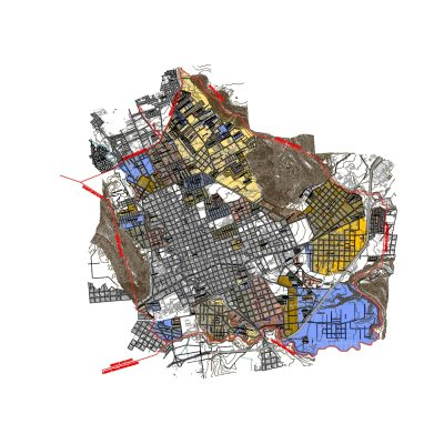 Plano Urbano Detallado de Orizaba