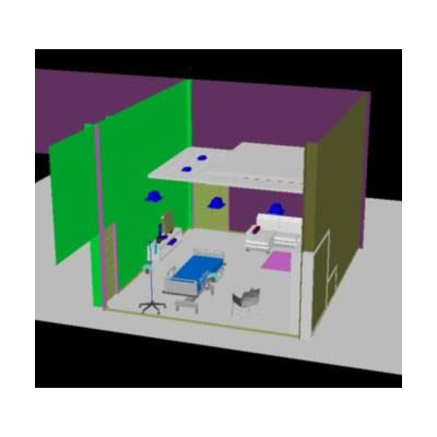 Cuarto hospital 3d