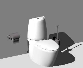 toilette 3d