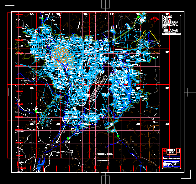 Mappa del cd di uruapan michoacan